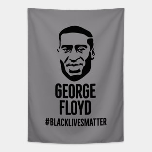 George Floyd portret Black Lives Matter ant racism protest Tapestry