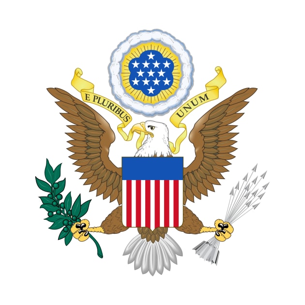 Greater coat of arms of the United States by Flags of the World