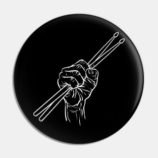 Drumsticks, drummer, musician, Pin