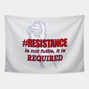 #RESISTANCE REQUIRED Tapestry