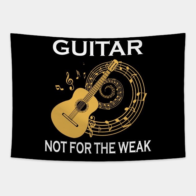 Guitar Not For The Weak Tapestry by LotusTee