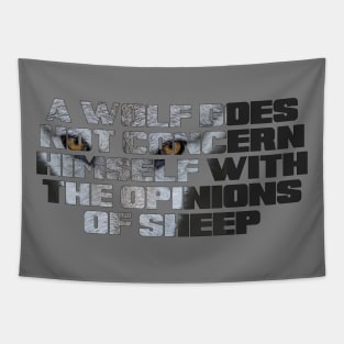 Wolf Quote Tapestry