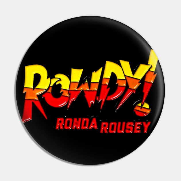 Ronda Rousey LOGO Pin by strong chinese girl