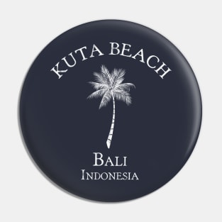 Kuta Beach - Bali - Indonesia Vintage Palm Tree Pin