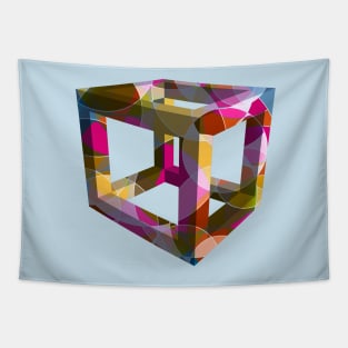 Magenta Abstract Tapestry