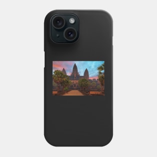 Angko Wat sunset Phone Case