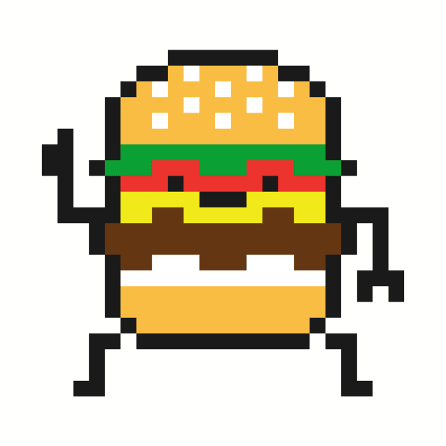 8 Bit Burger by AlbyLetoy