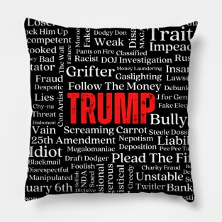 Trump Wordcloud Pillow