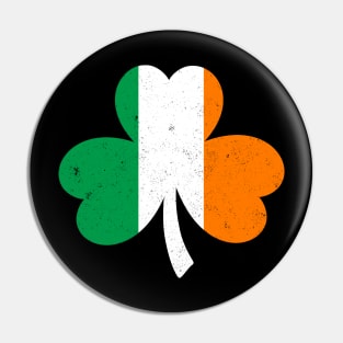 Vintage Shamrock - Flag - St. Patricks Day Pin