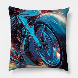 Chrome Racer Pillow