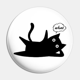 black cat says what Pin