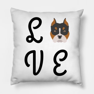 American Bully Love Pillow