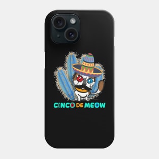 Cinco de Meow Mexican Funny Cat Let’s Fiesta Cinco De Mayo Phone Case