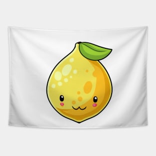 Kawaii lemon fruit Tapestry