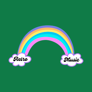 Retro Music Rainbow T-Shirt