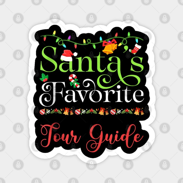 Santas Favorite - Tour Guide - Holiday Top Elf Profession Magnet by Origami Fashion