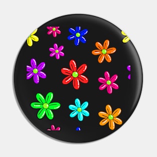 Balloon Flowers Pin