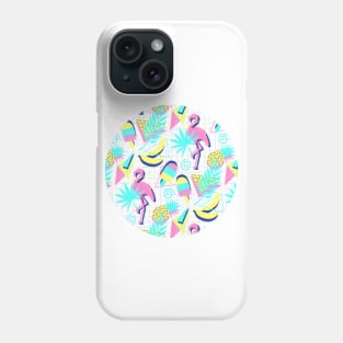 80s Flashback Tropical Fun Phone Case