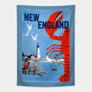 Vintage Travel Poster - New England Tapestry