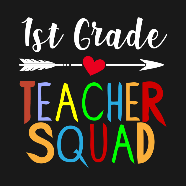 1st Grade Teacher Squad Funny First Grad Teachers by MoodPalace