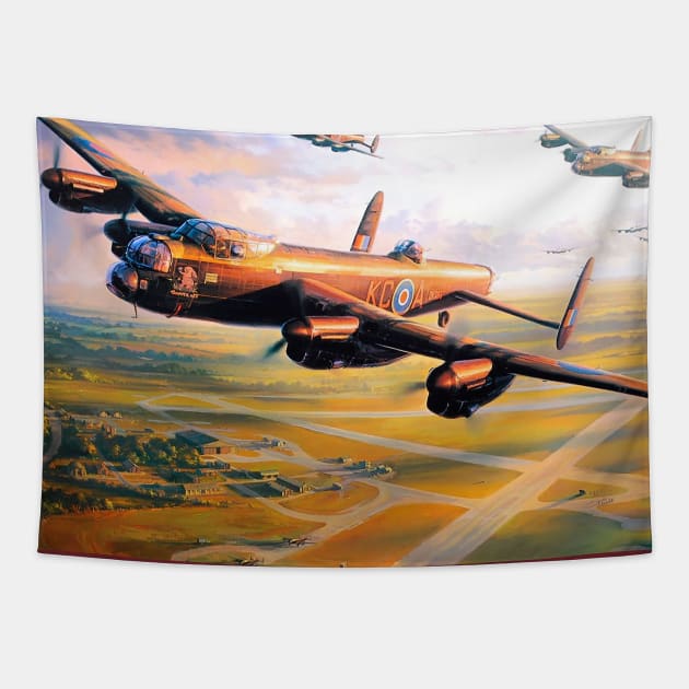 Avro Lancaster Tapestry by Aircraft.Lover