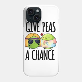 Give Peas A Chance Funny Peas Pun Phone Case