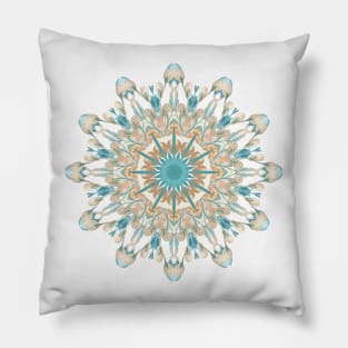 Pussy Willows in Spring - Kaleidoscope Pattern Pillow