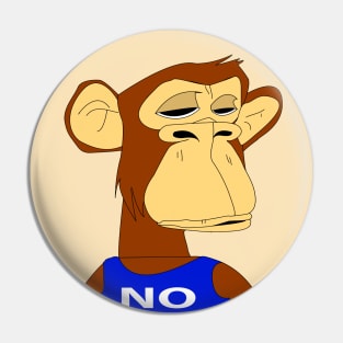 NFT non fungible token  ( sad  ape design) NO Pin