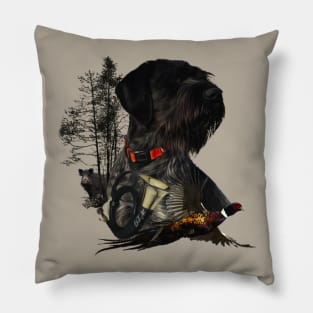 German Wirehaired Pointer Pillow