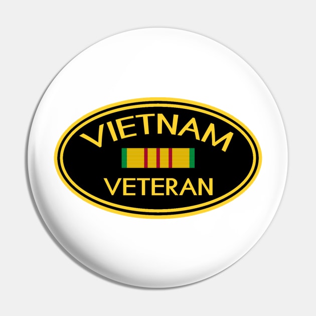 Vietnam Veteran Pin by Jared S Davies