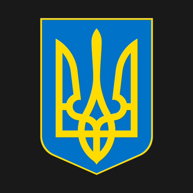 Coat of arms of Ukraine by Wickedcartoons