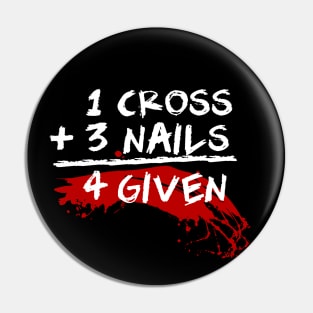 Forgiven Pin