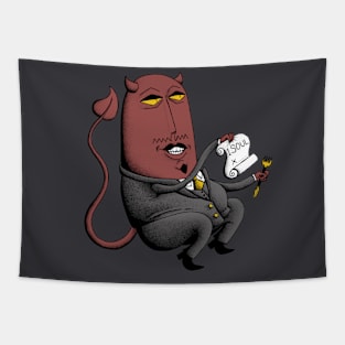 Devil Deal Tapestry