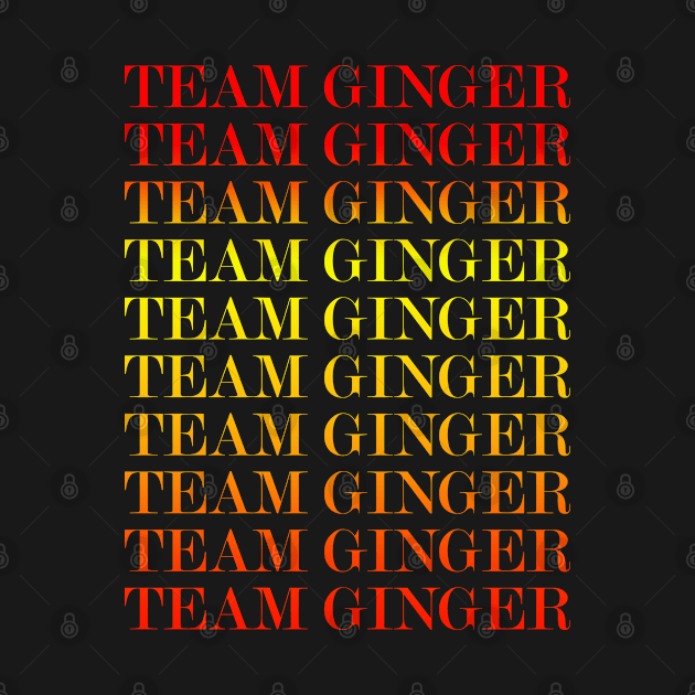 Team ginger font illustration by Aldebaran