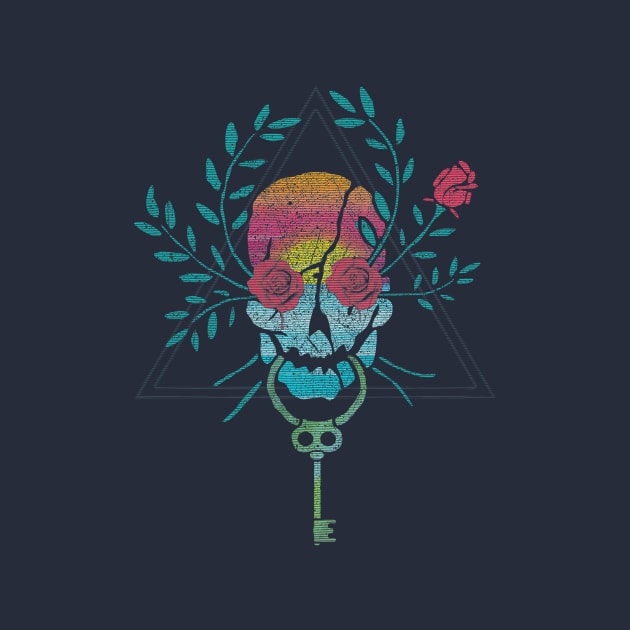 Skull of The Roses Tears by ElzeroStudio