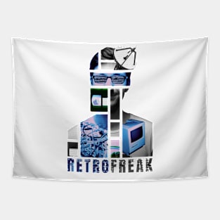 Cool Retro Vintage Freak Tapestry