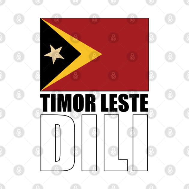 Flag of Timor-Leste by KewaleeTee