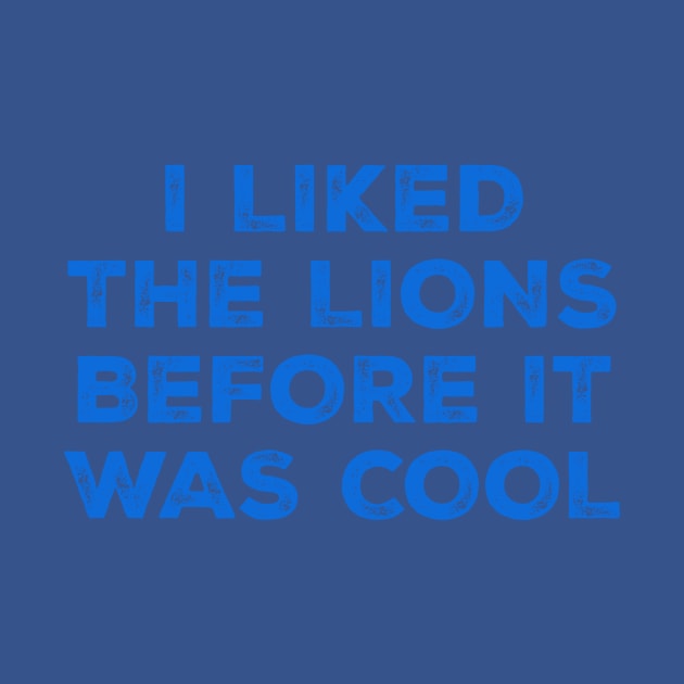 vintage grunge detroit - i liked the lions before it was cool by GosokanKelambu