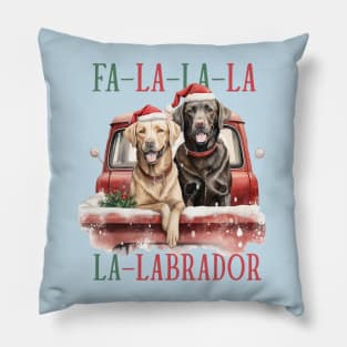 La-La-La-La Labrador Pillow