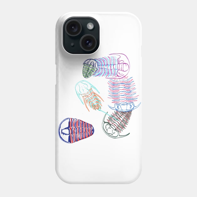 Cambrian Era Trilobites Phone Case by RaLiz