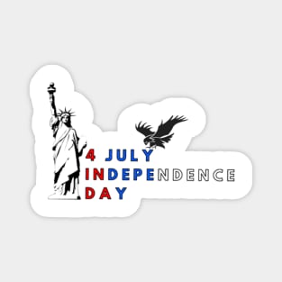 4 july independence day Magnet