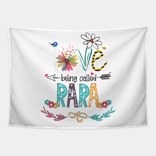 Love Being Called Rara Happy Mother's Day Tapestry