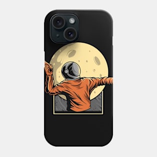 astronaut throw molotov design Phone Case