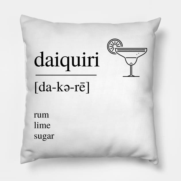 Daiquiri cocktail Pillow by LushLife