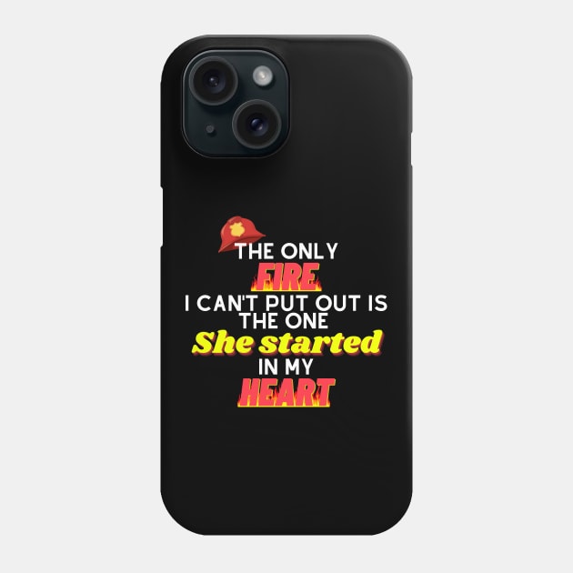 Firefighter Husband Gift Phone Case by Lab Of Creative Chaos