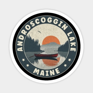 Androscoggin Lake Maine Sunset Magnet