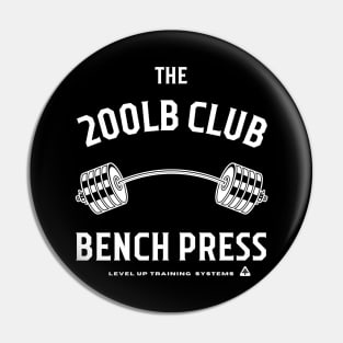 200lbs Club Bench Press - Powerlifting Pin