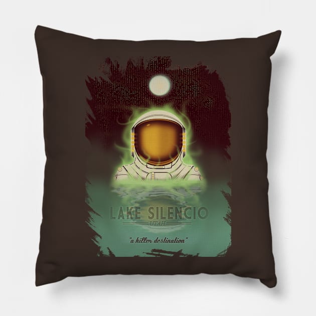 Lake Silencio Pillow by Omega_Man_5000