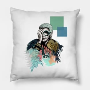 Iris Apfel Fashion Icon American Pillow