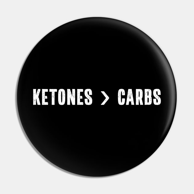 Ketones Are Greater than Carbs for Carbohydrate Refuser Pin by shirtastical